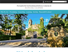 Tablet Screenshot of plymouthmiami.org